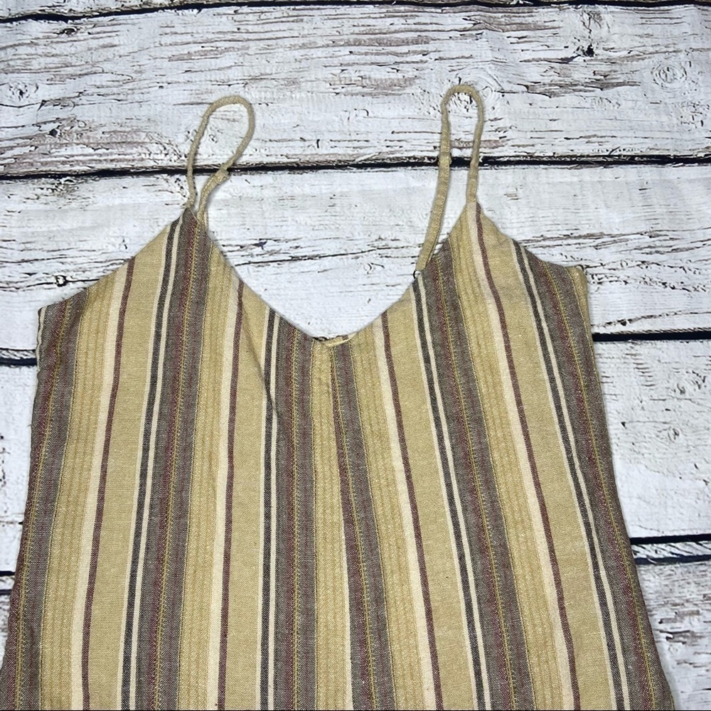 Lucca Mojave Striped Linen Jumpsuit Size M - Picture 5 of 7